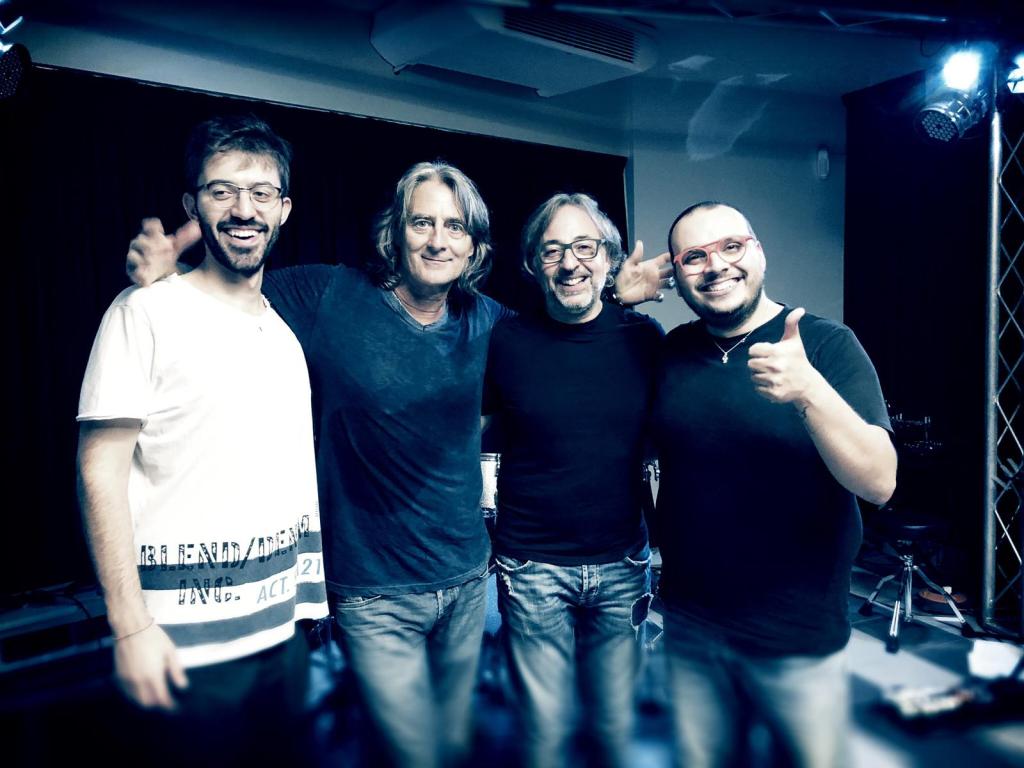 With Allen Hinds, Mimmo Campanale and Gianluca Acto